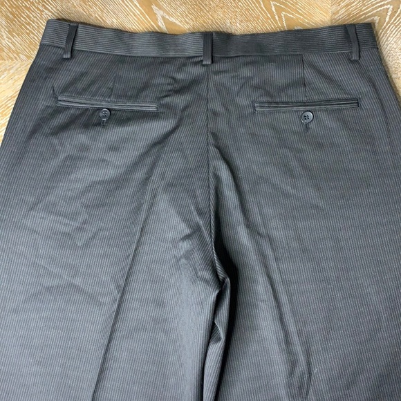 MURANO Black Striped Men’s Dresspants 34” Waist x 32” Inseam - Picture 2 of 11